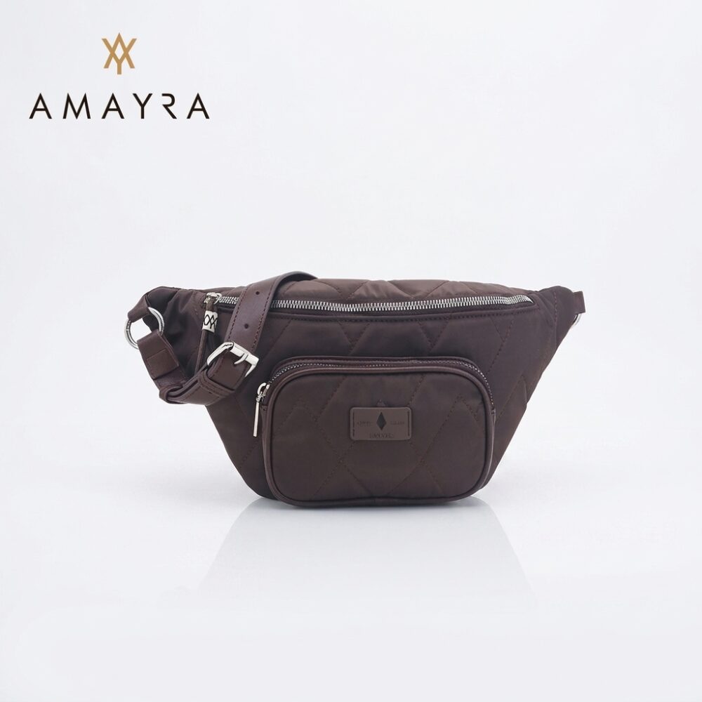 RIÑONERA AMAYRA CAFE C/CIERRE FRONTAL ART 67.7400029 HAO
