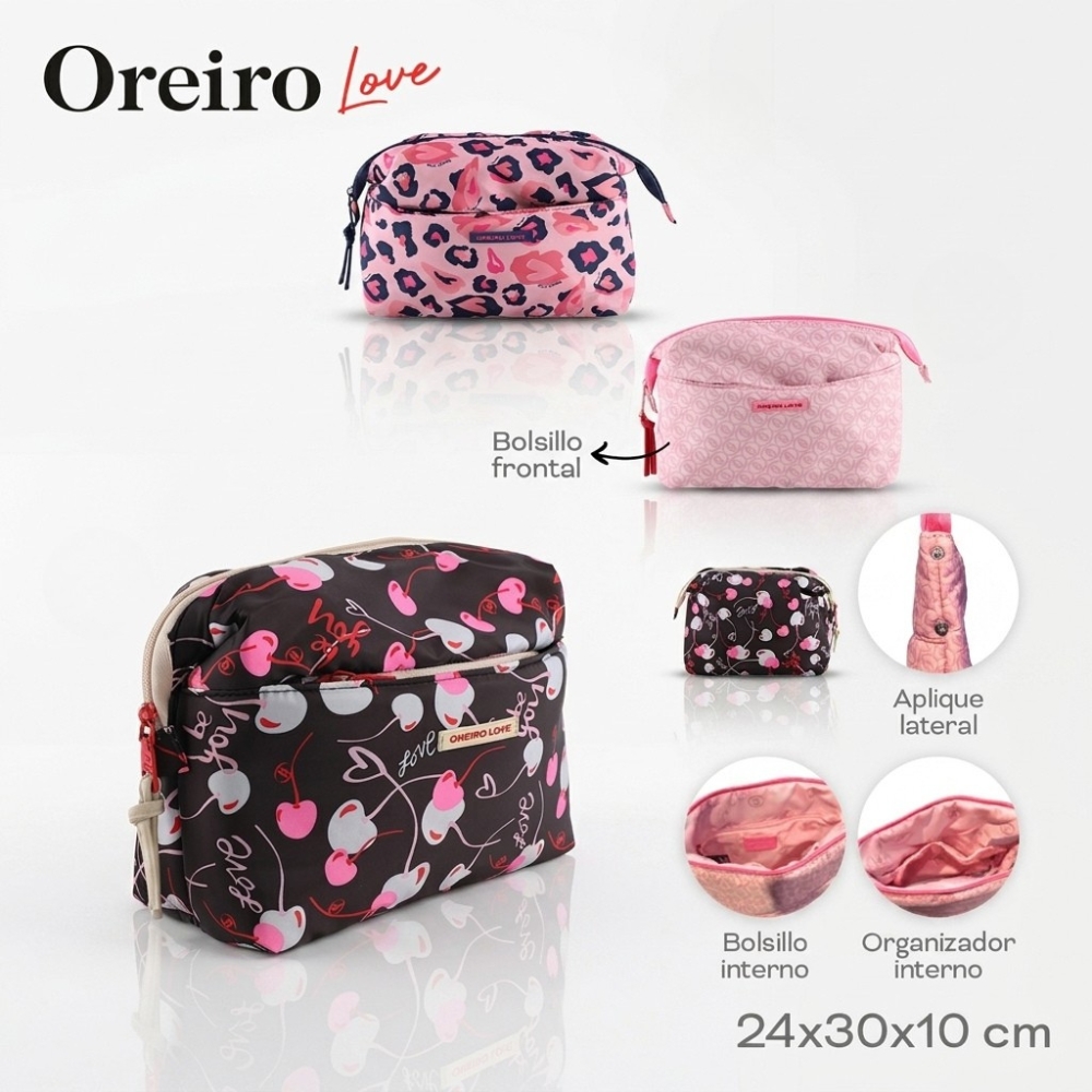 PORTACOSMETICO OREIRO LOVE ART 29334 HAO