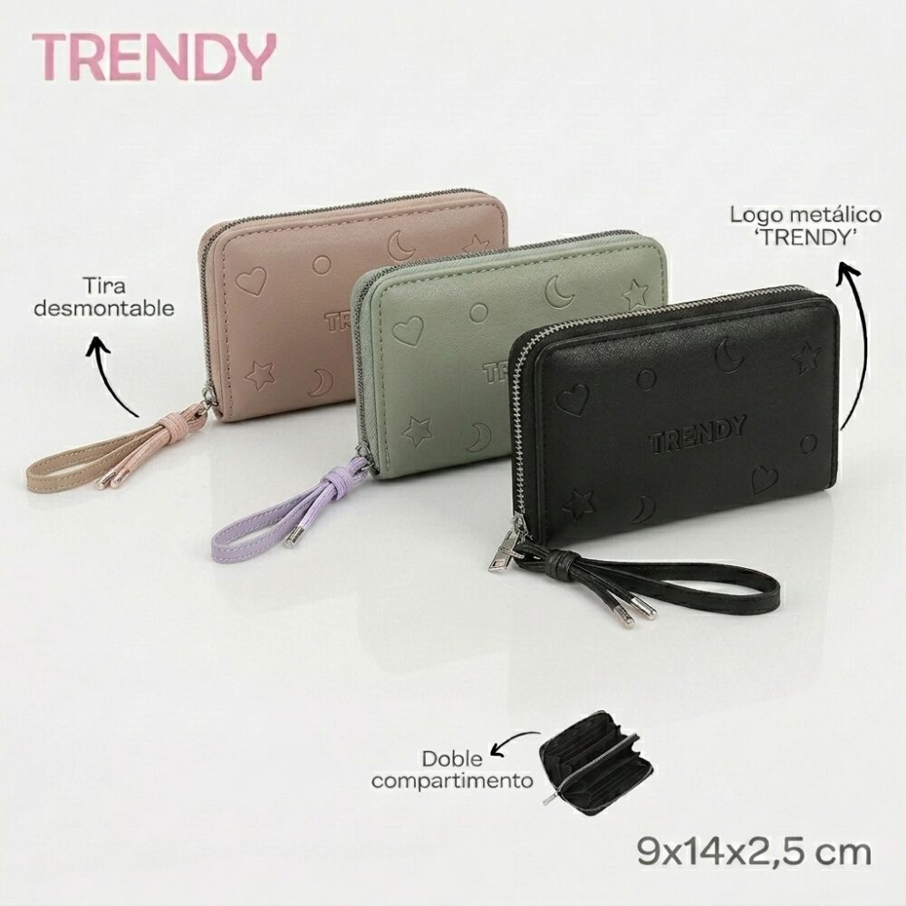 BILLETERA TRENDY CORAZONES ART 31973 HAO