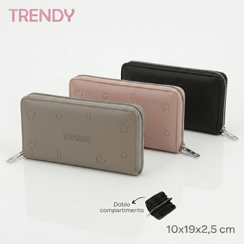 BILLETERA TRENDY CORAZONES ART 31974 HAO