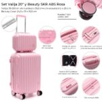 SET VALIJAS SKORA BS AS ROSA 20" Y BEAUTY CASE ART 41463 IAO