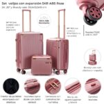 SET VALIJA 24,20 PULG Y BEAUTY CASE SKORA 48041/ 48045 IAO