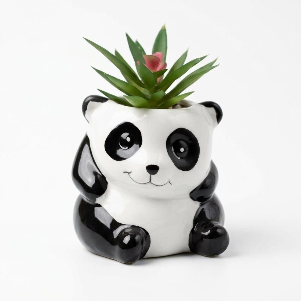 MACETA PANDA C/PLANTA ART 201081 IAO