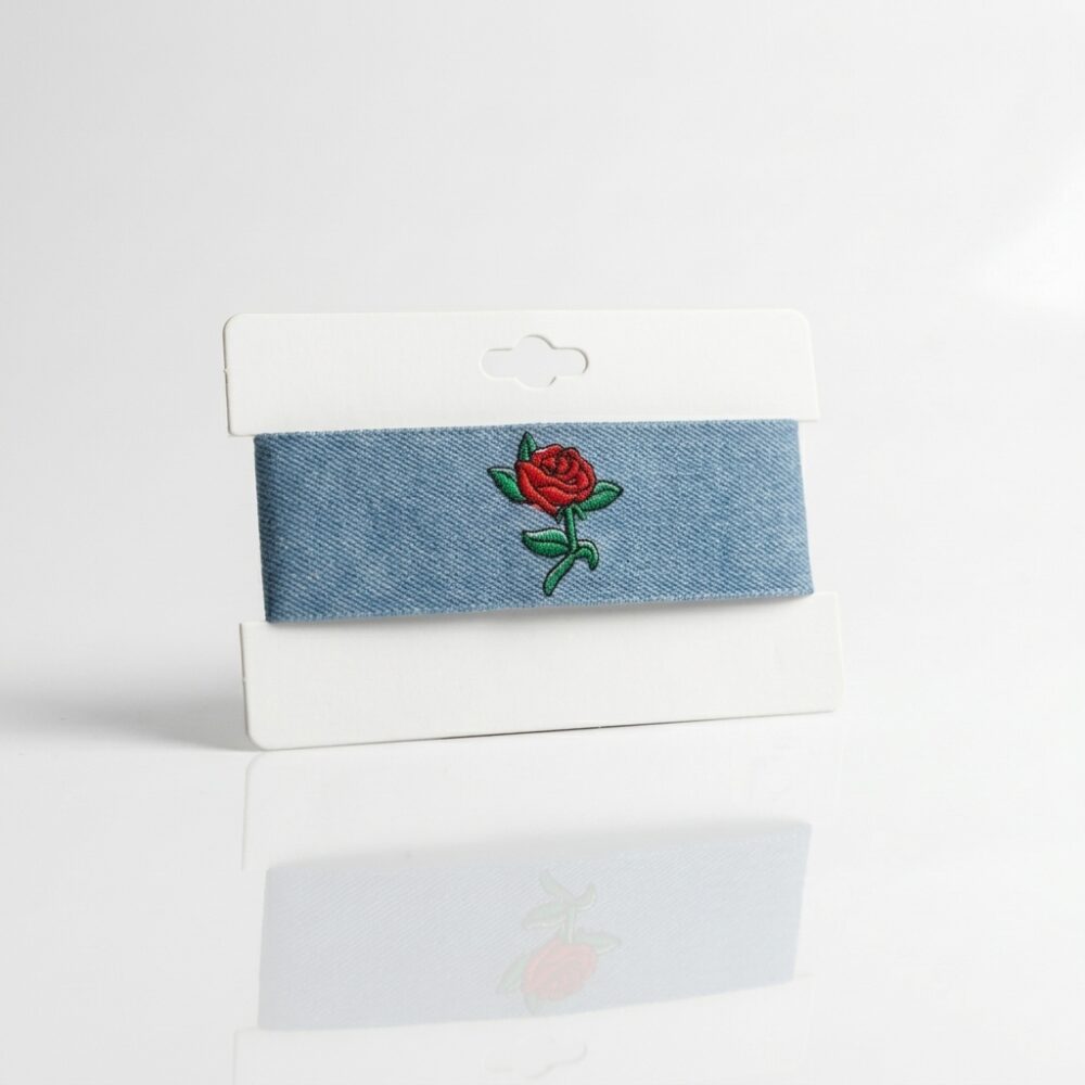 CHOCKER ROSA BORDADA ART B1525-002 IAO