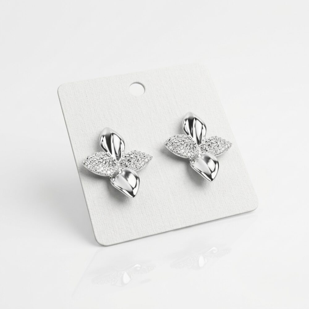 ARO DE METAL DIJE FLOR BP1584 IAO