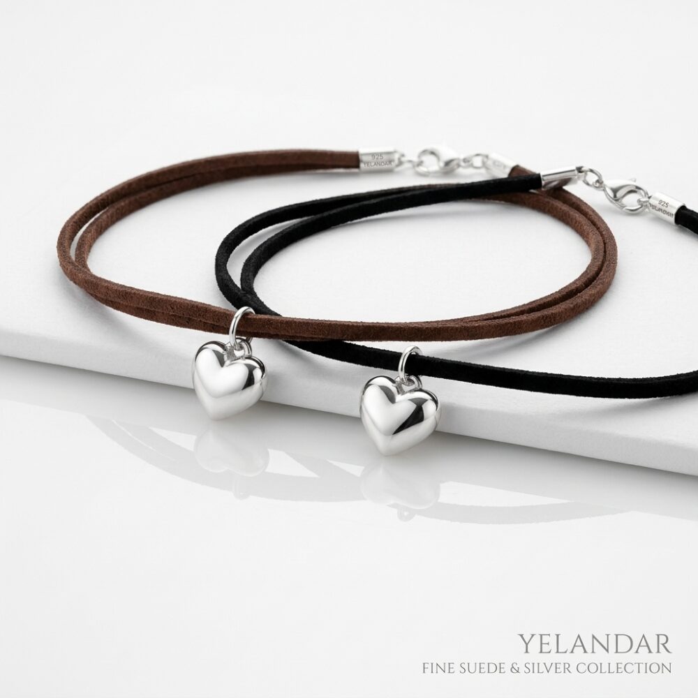 CHOKER GAMUZA CORAZON BP1167 IAO