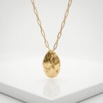 COLLLAR DE CADENA DIJE DORADO BP1508 IAO