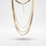 COLLLAR DE CADENA TRIPLE DORADO BP1514 IAO