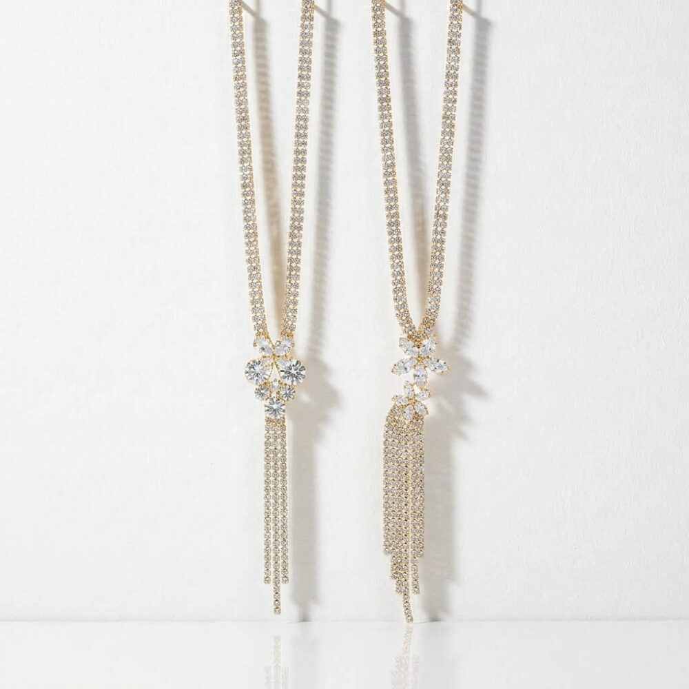 CORBATERO BRONCE DRD CON STRASS Y CUBIC ACA196D IAO