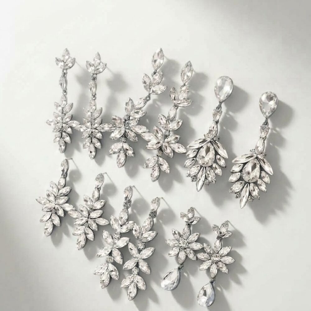 ARO PASANTE ACERO BCO STRASS COLGANTE XPAR AR2352P IAO