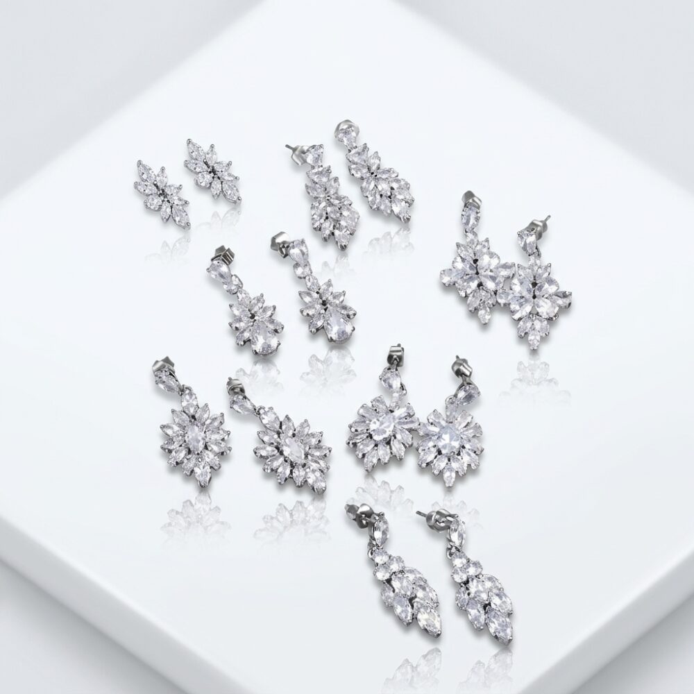 ARO FANTASIA ACERO BCO STRASS COLGANTE XPAR AR2355P IAO