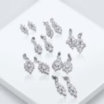 ARO FANTASIA ACERO BCO STRASS COLGANTE XPAR AR2355P IAO