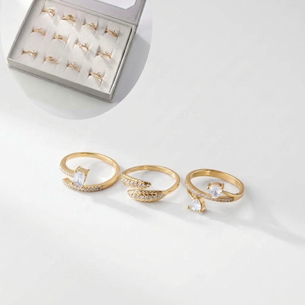 ANILLO BRONCE DRD MICROP CUBIC BZAN693D IAO