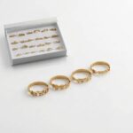 ANILLO ACERO DRD FLOR/MARIPOSA STRASS AN2101D IAO