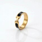 ANILLO ACERO DORADO H AN2206D IAO