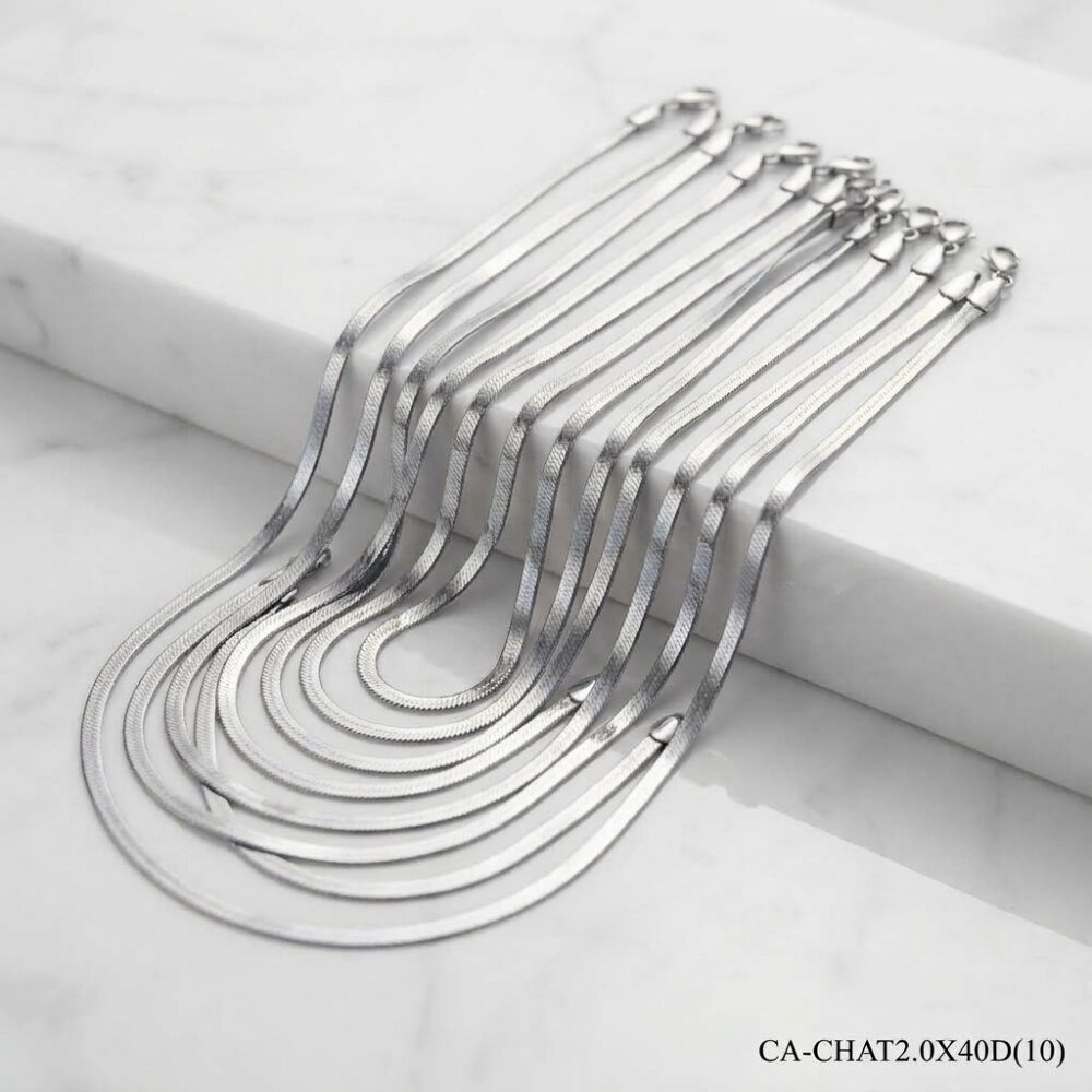 CADENA ACERO BCO X10 CHATA FINITA ACACHAT2.0X40P(10) IAO