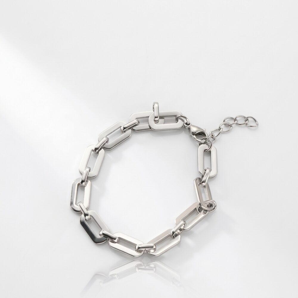 PULSERA ACERO BLANCO ESPECIAL APU253P IAO
