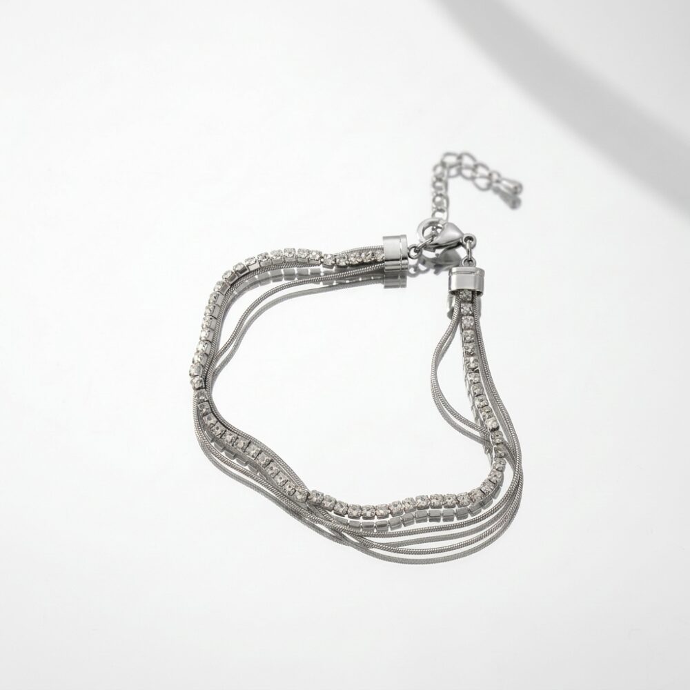 PULSERA ACERO TRIPLE CADENA APU300 IAO