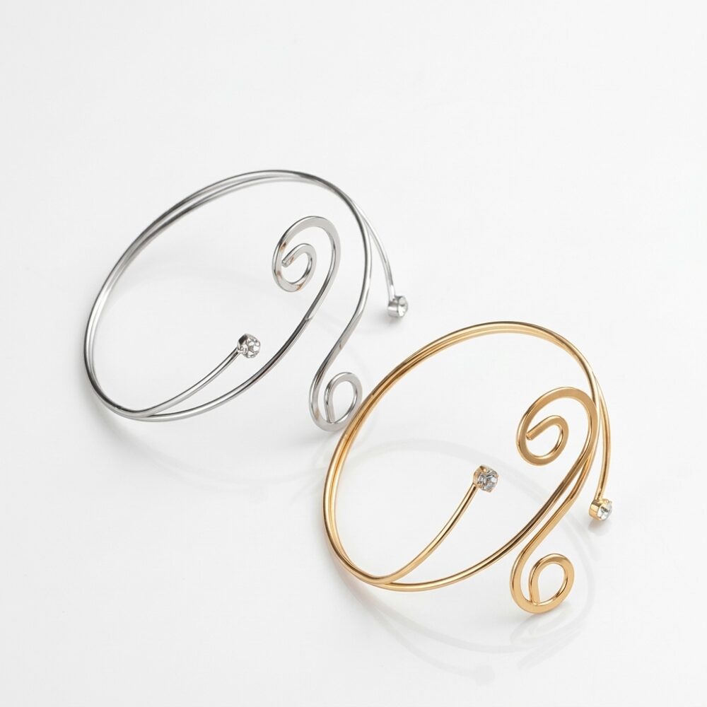 BRAZALETE FANTASIA DORADO Y PLATEADO BRAZ36 IAO