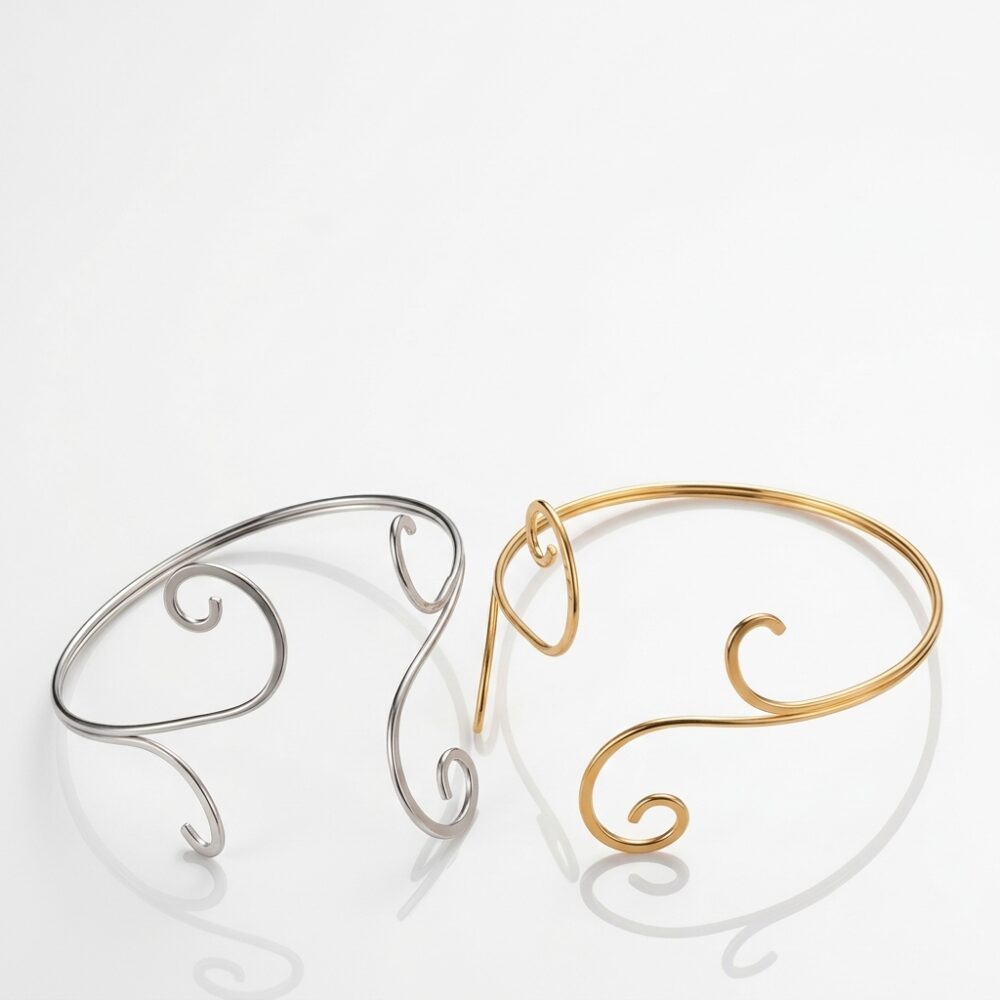 BRAZALETE FANTASIA DORADO Y PLATEADO BRAZ46 IAO