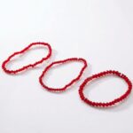 PULSERA ELASTICA 3 TAMAÑOS CRISTAL ROJO APUHILO248 IAO