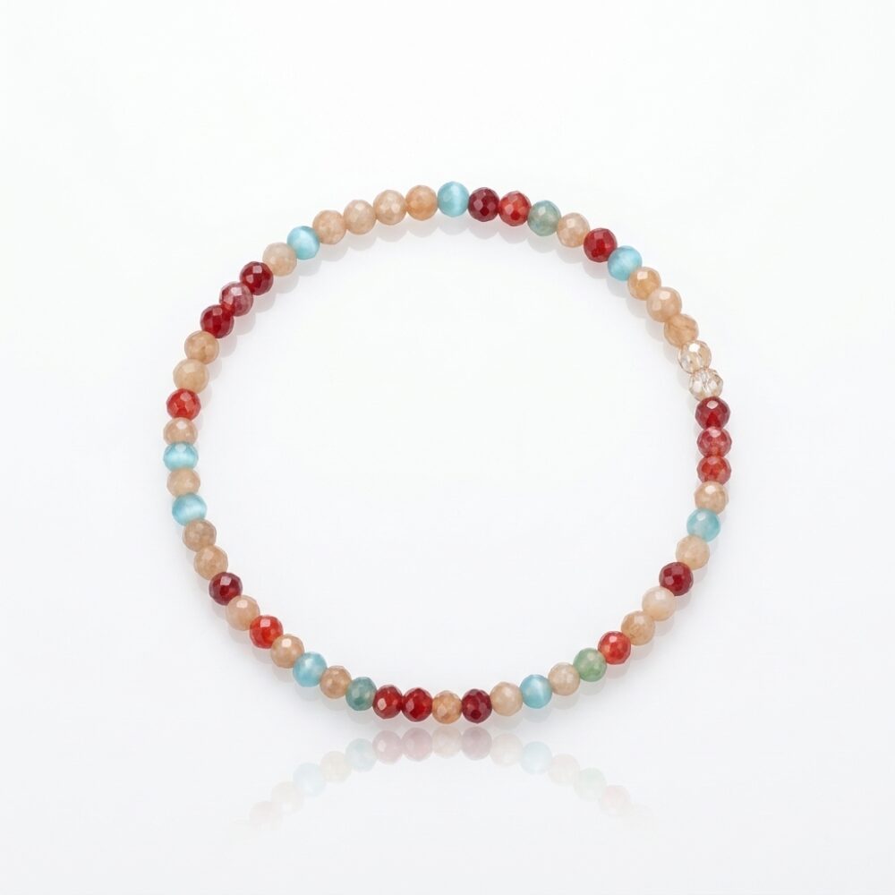 PULSERA ELASTICA CRISTAL COMBINADO 3.5 APUHILO259 IAO