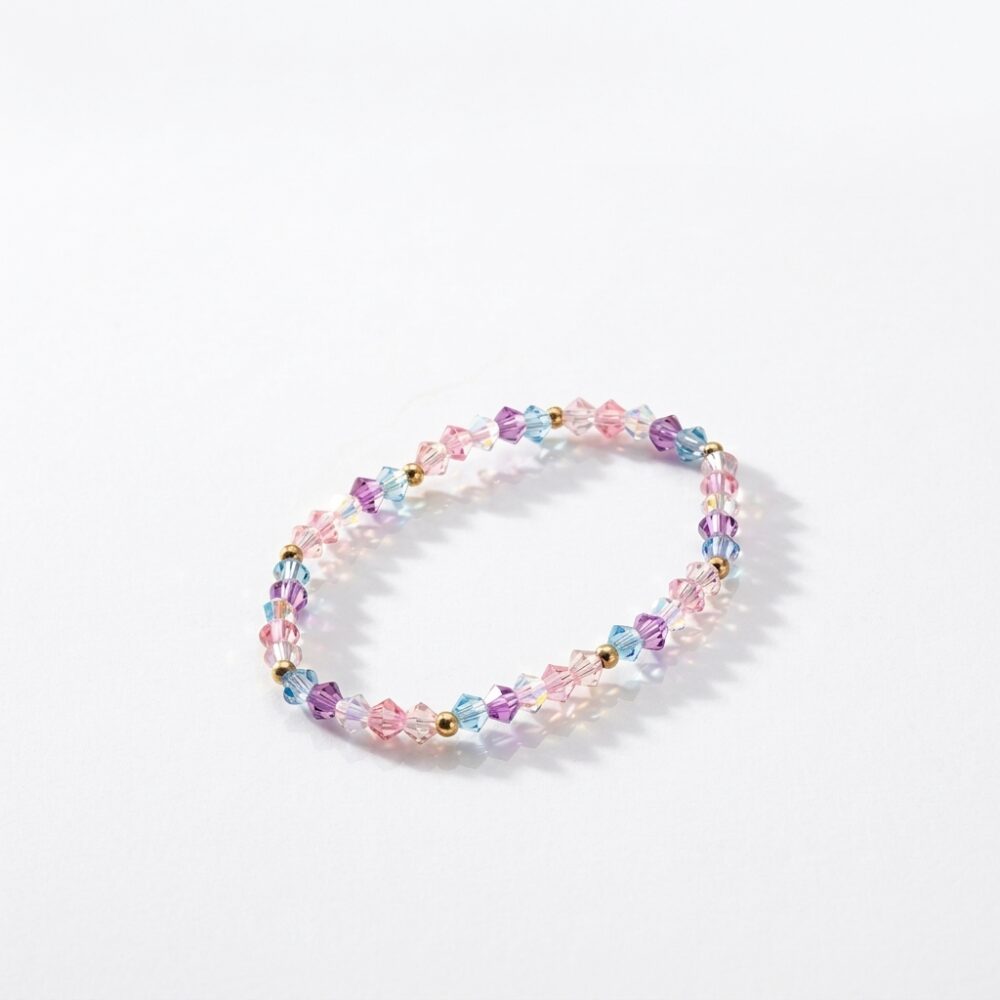 PULSERA ELASTICA BOLITA CRISTAL NRO3 APUHILO269D IAO