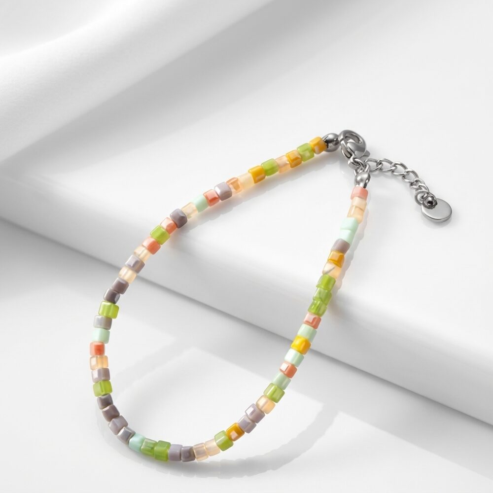 PULSERA TERMINACION ACERO COLORES APUHILO254 IAO