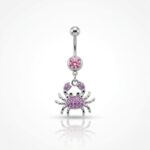 ARO PIERCING ACERO COLGANTE CANGREJO BP1179 IAO