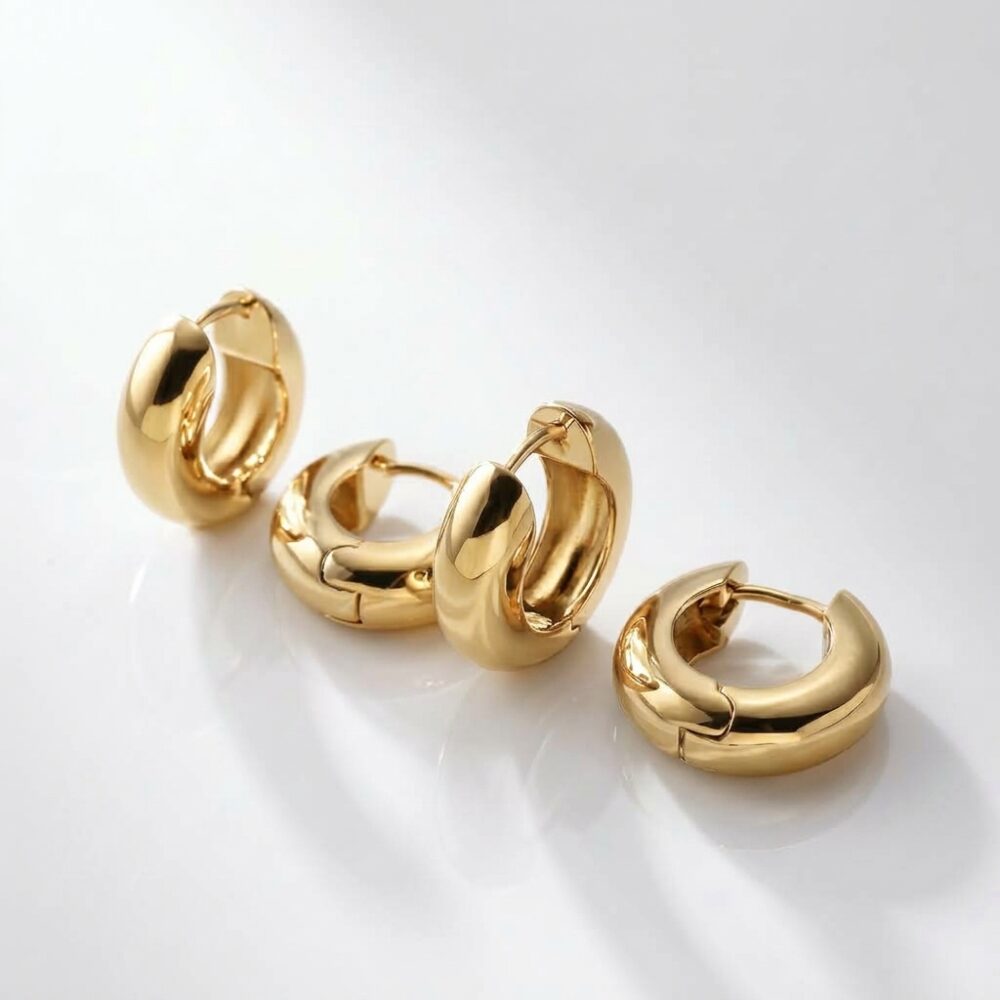 ARO BRONCE DRD ARGOLLA LISA C/CLIP BZAR2394D  IAO