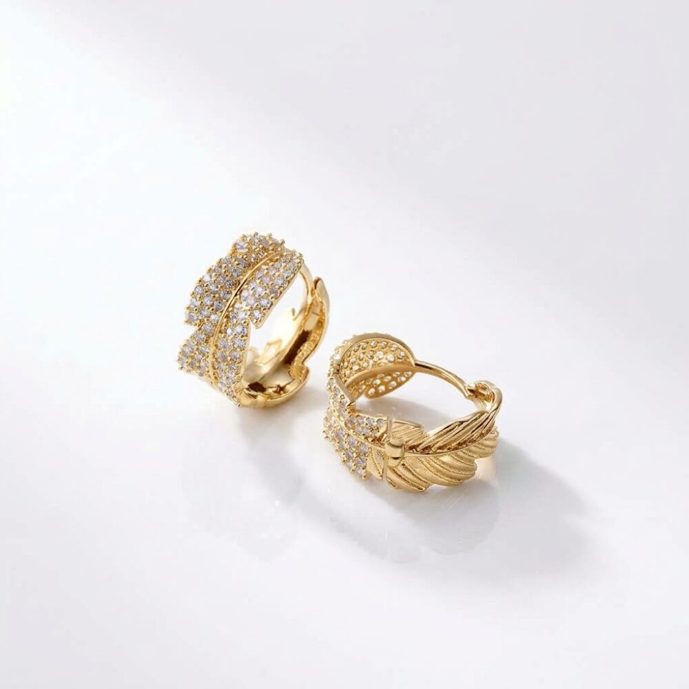 ARO BRONCE DRD ARGOLLA CLIP HOJA BZAR2367D IAO
