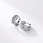 ARO BRONCE BCO ARGOLLA CLIP HOJA BZAR2367P IAO
