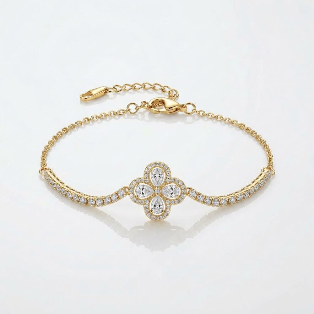 PULSERA BRONCE BAÑO DRD MICROPAVE DELICADO ART APUDI499D IAO