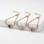 PULSERA BRONCE DRD MICROPAVE CORAZON APUDI498D IAO