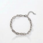 PULSERA ACERO BCO ESLABON ESPECIAL APU287P IAO