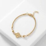 PULSERA ACERO DRD DIJE TREBOL APU289D IAO