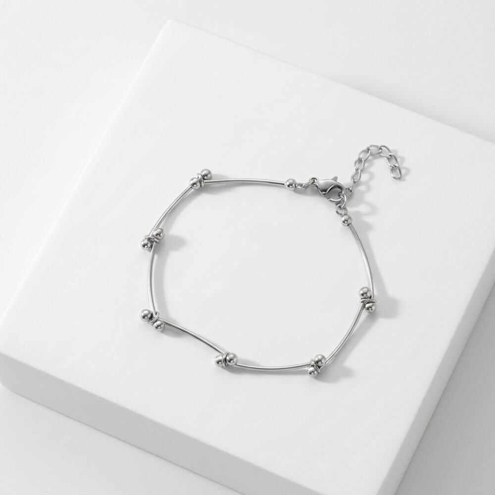 PULSERA ACERO ESFERITAS APU293 IAO