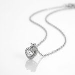CADENA ACERO DIJE BRONCE MICROP CORAZON BZCADI474 IAO