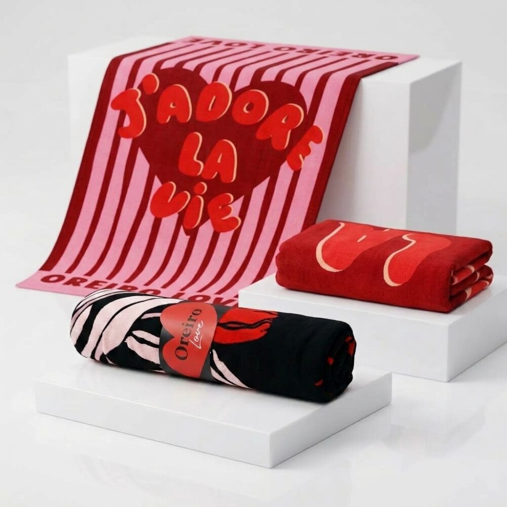 TOALLON OREIRO LOVE ART 31594 IAO