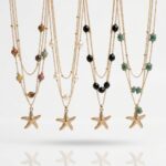 COLLAR DE CADENAS DIJE ESTRELLA BP1379 IAO
