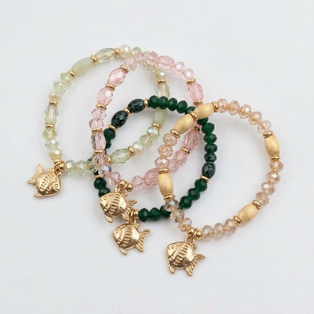 PULSERA ELASTICA COMBINADA FISH BP1405 IAO