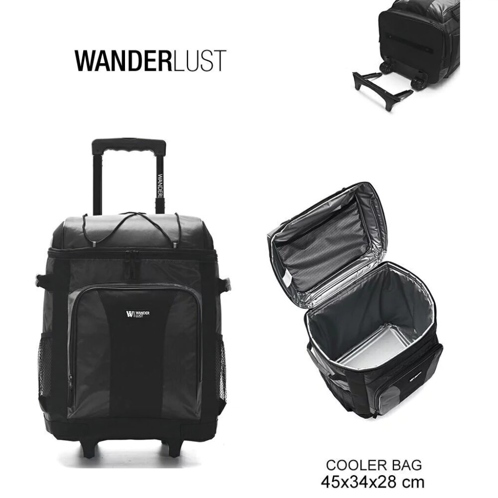 COOLER BAG C/CARRO PLEGABLE WANDERLUST ART 36885 IAO