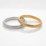 PULSERA FANTASIA DORADO Y PLATEADO ELASTICA FTAPU13 IAO