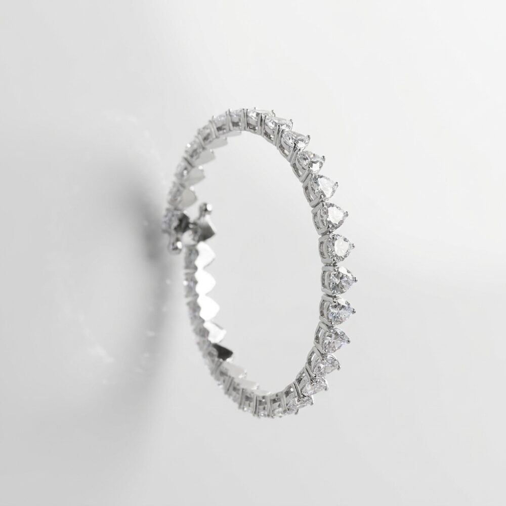 PULSERA FANTASIA C/ CUBIC CORAZON ART BZPU134 IAO