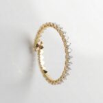 PULSERA FANTASIA DORADO C/ CUBIC CORAZON ART BZPU134D IAO