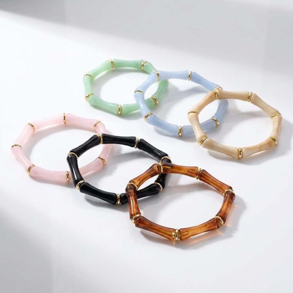 PULSERA ACRILICO COLORES SURTIDOS FINA ART FTPUL07 IAO