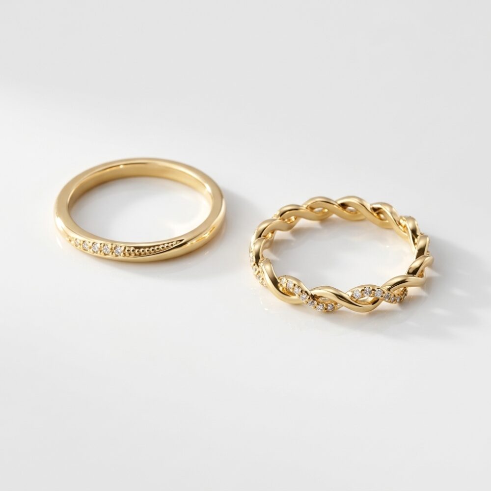 ANILLO BRONCE DRD C/MICROPAVE X UND ART BZAN603D IAO