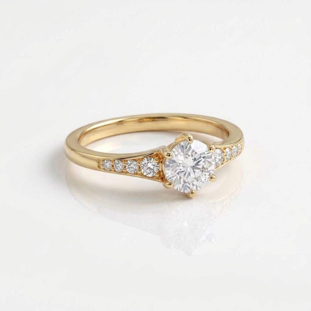 ANILLO BRONCE DRD C/MICROPAVE Y CUBIC X UND ART BZAN675D IAO