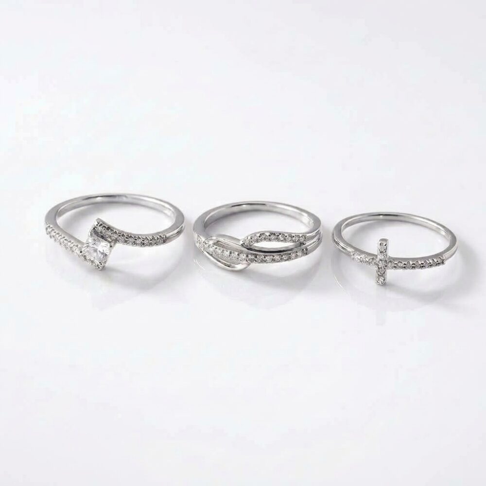ANILLO BRONCE C/MICROPAVE X UND ART BZAN674 IAO