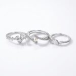 ANILLO BRONCE BCO C/MICROPAVE Y PERLA X UND ART BZAN672P IAO